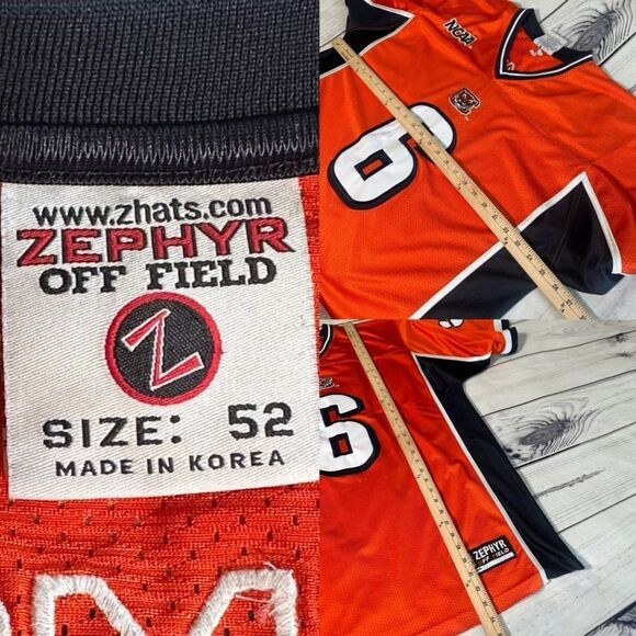 Retro Clemson Tiger Football Jersey #6 Men Sz 52 Zephyr NCAA - Picture 8 of 11